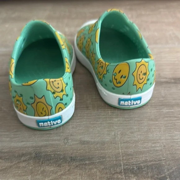 Native Green and Yellow Water Shoes with Ventilation - Picture 4 of 5